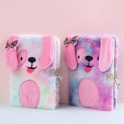 TECHNOCHITRA 3D Puppy with ears Fur A5 Diary