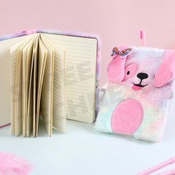 TECHNOCHITRA 3D Puppy with ears Fur A5 Diary TECHNOCHITRA 3D Puppy with ears Fur A5 Diary