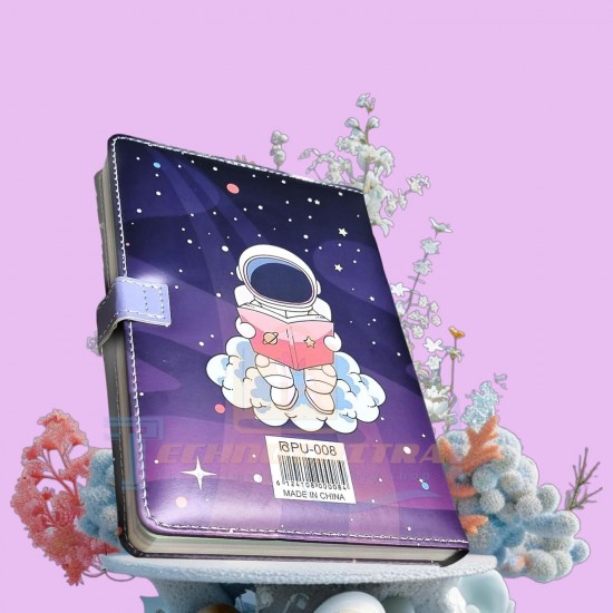 TECHNOCHITRA Inspiring Space Astronaut Diary with Magnetic Flip Lock 