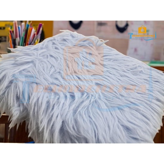 TECHNOCHITRA Funny Ghost Fur Diary for Girls | Soft Fluffy Plush Notebook | Cute Monster-Themed Designer Journal | 180 Pages | Unique Stationery Gift for Kids & Teens
