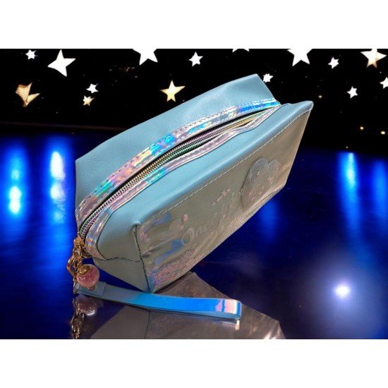 TECHNOCHITRA Magical Starlight Dreams Glitter Pouch for Girls - Multipurpose Pencil Case with Detachable Handle TECHNOCHITRA Magical Starlight Dreams Glitter Pouch for Girls - Multipurpose Pencil Case with Detachable Handle