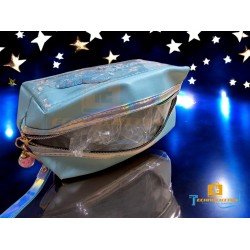 TECHNOCHITRA Magical Starlight Dreams Glitter Pouch for Girls - Multipurpose Pencil Case with Detachable Handle TECHNOCHITRA Magical Starlight Dreams Glitter Pouch for Girls - Multipurpose Pencil Case with Detachable Handle