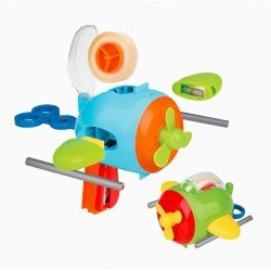 Technochitra Educational Aircraft Stationery Set - 7-in-1 School Stationery Gift for Kids