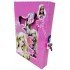 TECHNOCHITRA Secure and Stylish Glamgeek Lock Diary for girls A5 Notebook Ruled 55 Pages