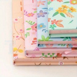 TECHNOCHITRA Europian Style Flowers Printed Secreat Lock Diary with Lock and Key for Girls TECHNOCHITRA Europian Style Flowers Printed Secreat Lock Diary with Lock and Key for Girls