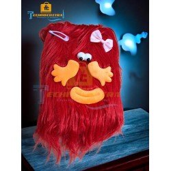 TECHNOCHITRA Cute Monster Fur Diary for Girls | Soft Fluffy Plush Notebook | Adorable Face Design with Plush Eyes, Lips & Hands | 180 Pages | Diary for Kids, Teens & Adults  