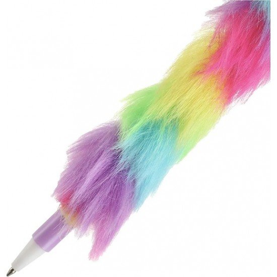 TECHNOCHITRA Designer Cool Duck Face Ball Pen with Soft Fur Ball Pen  (Pack of 2, Ink Color - Blue)