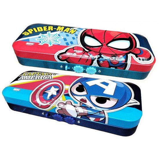 TECHNOCHITRA Password Protected Compass Box with 3D Super Heroes Print for Boys