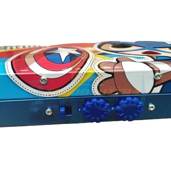 TECHNOCHITRA Password Protected Compass Box with 3D Super Heroes Print for Boys