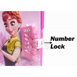 TECHNOCHITRA Amazing Frozen Printed Diary with Number Lock 