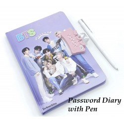 TECHNOCHITRA Rockstar Printed Password Secret Lock Diary with Ball Pen