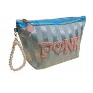 TECHNOCHITRA Dazzling Pearl Handle Pouch | Sparkling Glitter Purse for Girls | Makeup Bag, Coin Pouch, Travel Organizer TECHNOCHITRA Dazzling Pearl Handle Pouch | Sparkling Glitter Purse for Girls | Makeup Bag, Coin Pouch, Travel Organizer