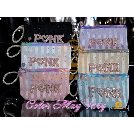 TECHNOCHITRA Dazzling Pearl Handle Pouch | Sparkling Glitter Purse for Girls | Makeup Bag, Coin Pouch, Travel Organizer TECHNOCHITRA Dazzling Pearl Handle Pouch | Sparkling Glitter Purse for Girls | Makeup Bag, Coin Pouch, Travel Organizer