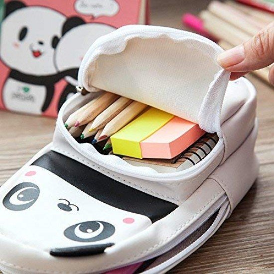 TECHNOCHITRA 3D White Color Panda Pencil pouch