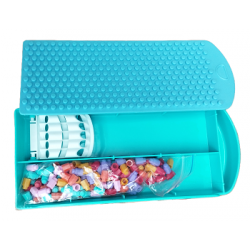 TECHNOCHITRA Lego Game Puzzle Learning Peg Board Art Plastic Pencil Box