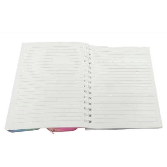 TECHNOCHITRA Popit Spiral Diary with fixed Pouch