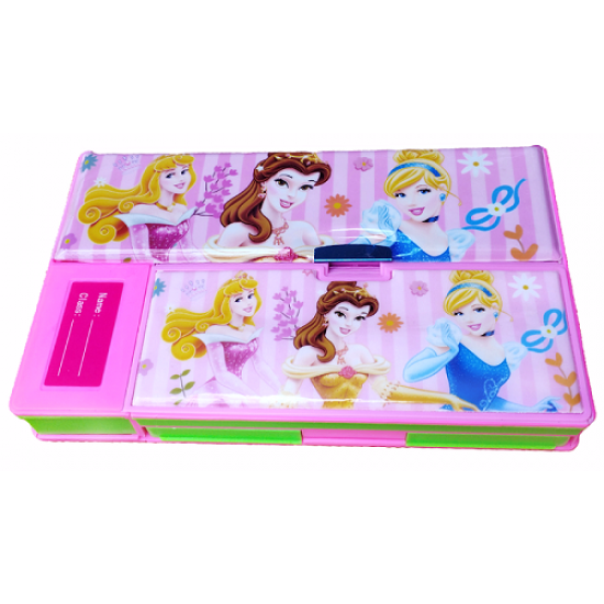 TECHNOCHITRA Princess Jumbo Size Dual Sided Pencil Box