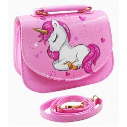 TECHNOCHITRA Pink Sling Bag Premium Unicorn Printed