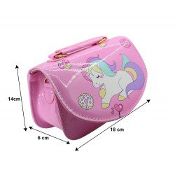 TECHNOCHITRA Pink Sling Bag Premium Unicorn Printed