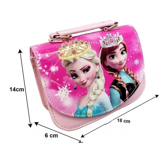 TECHNOCHITRA Multicolor Sling Bag FROZAN DESIGN GIRLY SLING PURSE FOR KIDS OR TEENAGERS