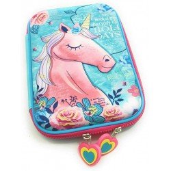 TECHNOCHITRA 3D Unicorn Designer Premium Art EVA Pencil Pouch Dream TECHNOCHITRA 3D Unicorn Designer Premium Art EVA Pencil Pouch Dream