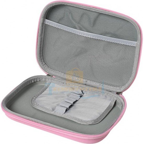 TECHNOCHITRA Dreamy Dollhouse Big Size 3D Doll Design Zipper Pencil Pouch Art Canvas Pencil Box