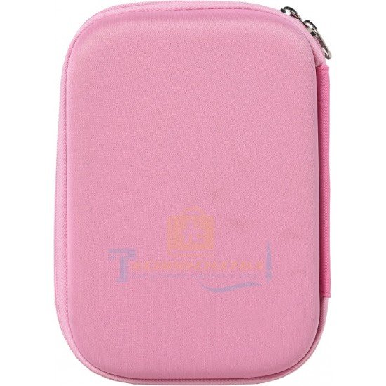 TECHNOCHITRA Dreamy Dollhouse Big Size 3D Doll Design Zipper Pencil Pouch Art Canvas Pencil Box