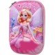 TECHNOCHITRA Dreamy Dollhouse Big Size 3D Doll Design Zipper Pencil Pouch Art Canvas Pencil Box