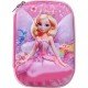 TECHNOCHITRA Dreamy Dollhouse Big Size 3D Doll Design Zipper Pencil Pouch Art Canvas Pencil Box