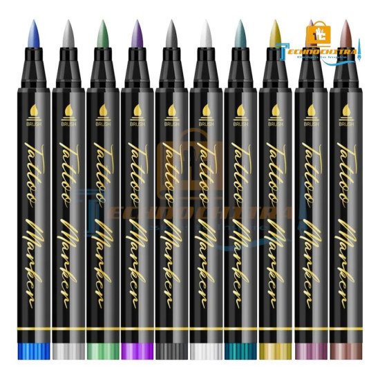 Temporary Tattoo Marker Pens for Skin-Easy Washable Body Paint Pens for Kids & Adults | Tattoo Marker Pen Kit for Parties Temporary Tattoo Marker Pens for Skin-Easy Washable Body Paint Pens for Kids & Adults | Tattoo Marker Pen Kit for Parties