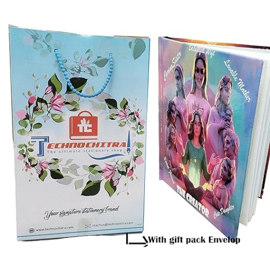 TECHNOCHITRA® Graceful Essence | Roles of a Woman Journal Diary Notebook for Girls