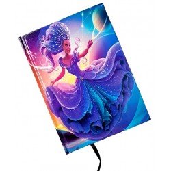 TECHNOCHITRA® Wings of Inspiration | Cosmic Angels Diary Notebook Journal