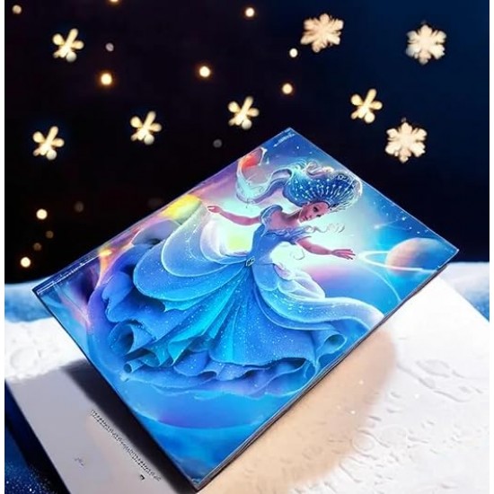 TECHNOCHITRA® Wings of Inspiration | Cosmic Angels Diary Notebook Journal