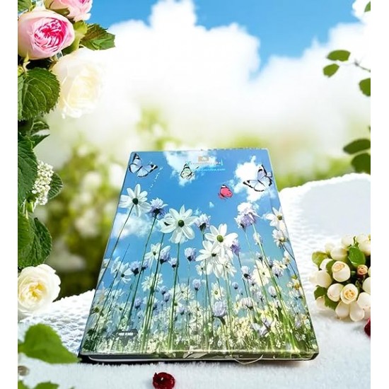 TECHNOCHITRA® Blossoming Reflections | Nature-Inspired Diary Notebook