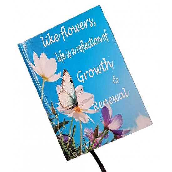 TECHNOCHITRA® Blossoming Reflections | Nature-Inspired Diary Notebook