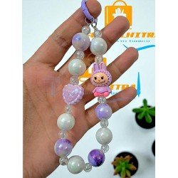 TECHNOCHITRA® Cute Monster Design Phone Charm for Girls – Kawaii Mobile Strap, Bag & Keychain Accessory with Metal Clasp | Trendy Hanging Charm for Phone Case, Purse, Backpack – Gift for Teen Girls