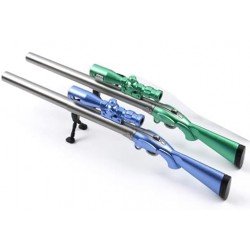 TECHNOCHITRA® Gun Shape Pen with Light for Kids, Stationery Pen Gift Set for boys