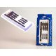 TECHNOCHITRA Calligraphy Fountain Pen Set with 4 Silver Plated Nibs & 3 Ink Cartridges-Pen for Hand Lettering, Arabic Calligraphy & Art
