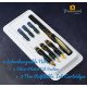 TECHNOCHITRA Calligraphy Fountain Pen Set with 4 Silver Plated Nibs & 3 Ink Cartridges-Pen for Hand Lettering, Arabic Calligraphy & Art