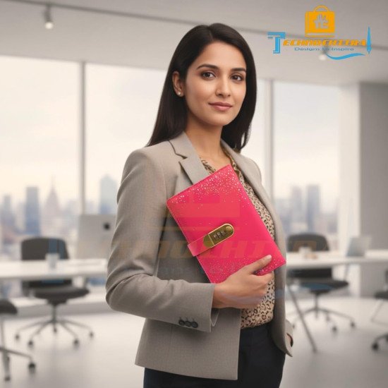 TECHNOCHITRA Pink Lock Diary for Girls | Golden Petals Password Lock Diary | Stylish Leatherette Office & Personal Journal | Secure Number Lock Diary TECHNOCHITRA Pink Lock Diary for Girls | Golden Petals Password Lock Diary | Stylish Leatherette Office & Personal Journal | Secure Number Lock Diary