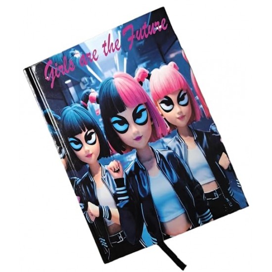 TECHNOCHITRA® Bold Visionaries Girls Designer Diary Notebook Journal