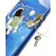 TECHNOCHITRA Space Explorer Personal Lock Diary, Astronaut-Inspired Edition A5 Notebook Ruled 110 Pages