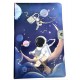 TECHNOCHITRA Space Explorer Personal Lock Diary, Astronaut-Inspired Edition A5 Notebook Ruled 110 Pages