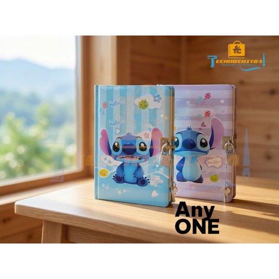 TECHNOCHITRAⓇ Munchy Lock Diary for Girls & Kids with Key TECHNOCHITRAⓇ Munchy Lock Diary for Girls & Kids with Key