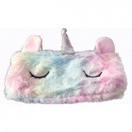 TECHNOCHITRA Unicorn Multicolor teddy Fur Pouch