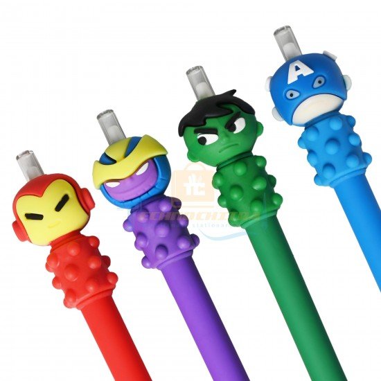 TECHNOCHITRA® Heroic Scribbles Set of 4 Superhero Face Mechanical Pencils for Boys