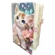 TECHNOCHITRA Cute Moon Eyes Kitten Diary Notebook Journal with Bookmark for Girls