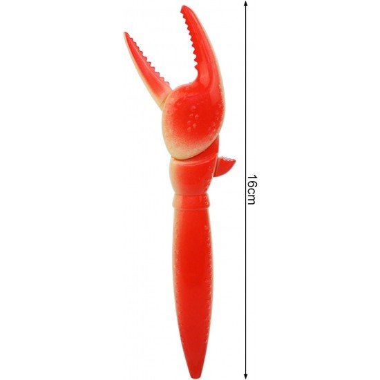 TECHNOCHITRA Crab Claw Shape Pen for Kids Stationery pen for kids, Playful Writing Tool, Smooth Gel Pen (2)