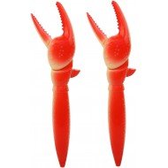 TECHNOCHITRA Crab Claw Shape Pen for Kids Stationery pen for kids, Playful Writing Tool, Smooth Gel Pen (2)