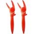 TECHNOCHITRA Crab Claw Shape Pen for Kids Stationery pen for kids, Playful Writing Tool, Smooth Gel Pen (2)